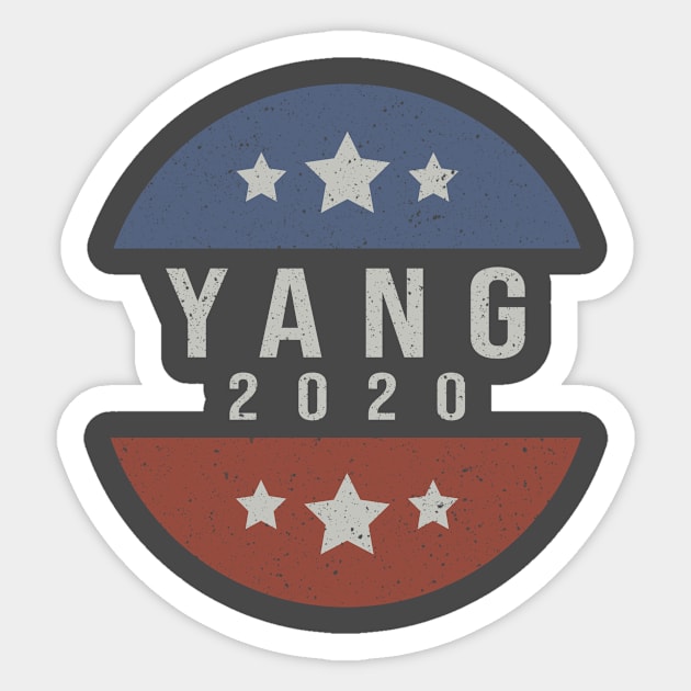 Andrew Yang 2020 Sticker by jamboi